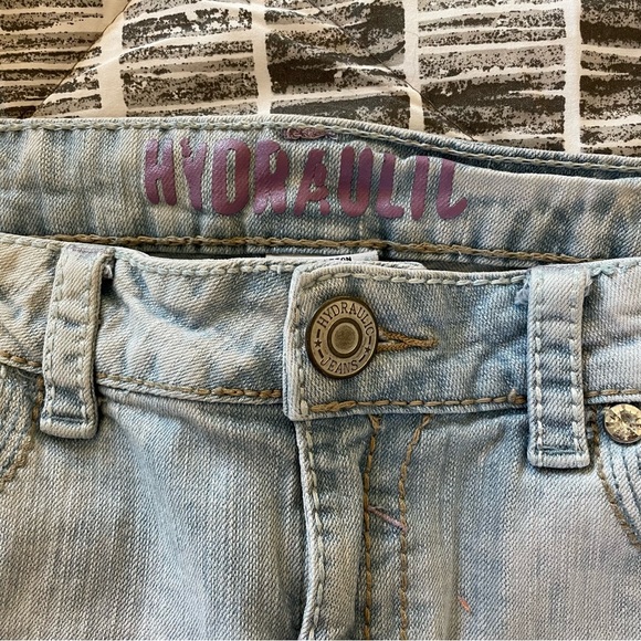 EUC Hydraulic Jean Shorts 11/12 - Picture 2 of 9